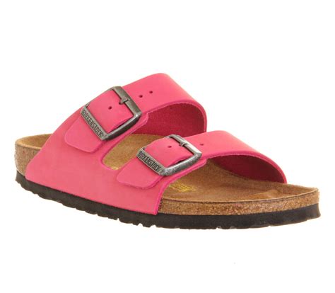 birkenstock women arizona shocking pink.